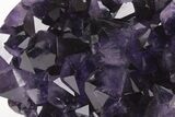 Dark Purple Amethyst Cluster - Large Points #206918-3